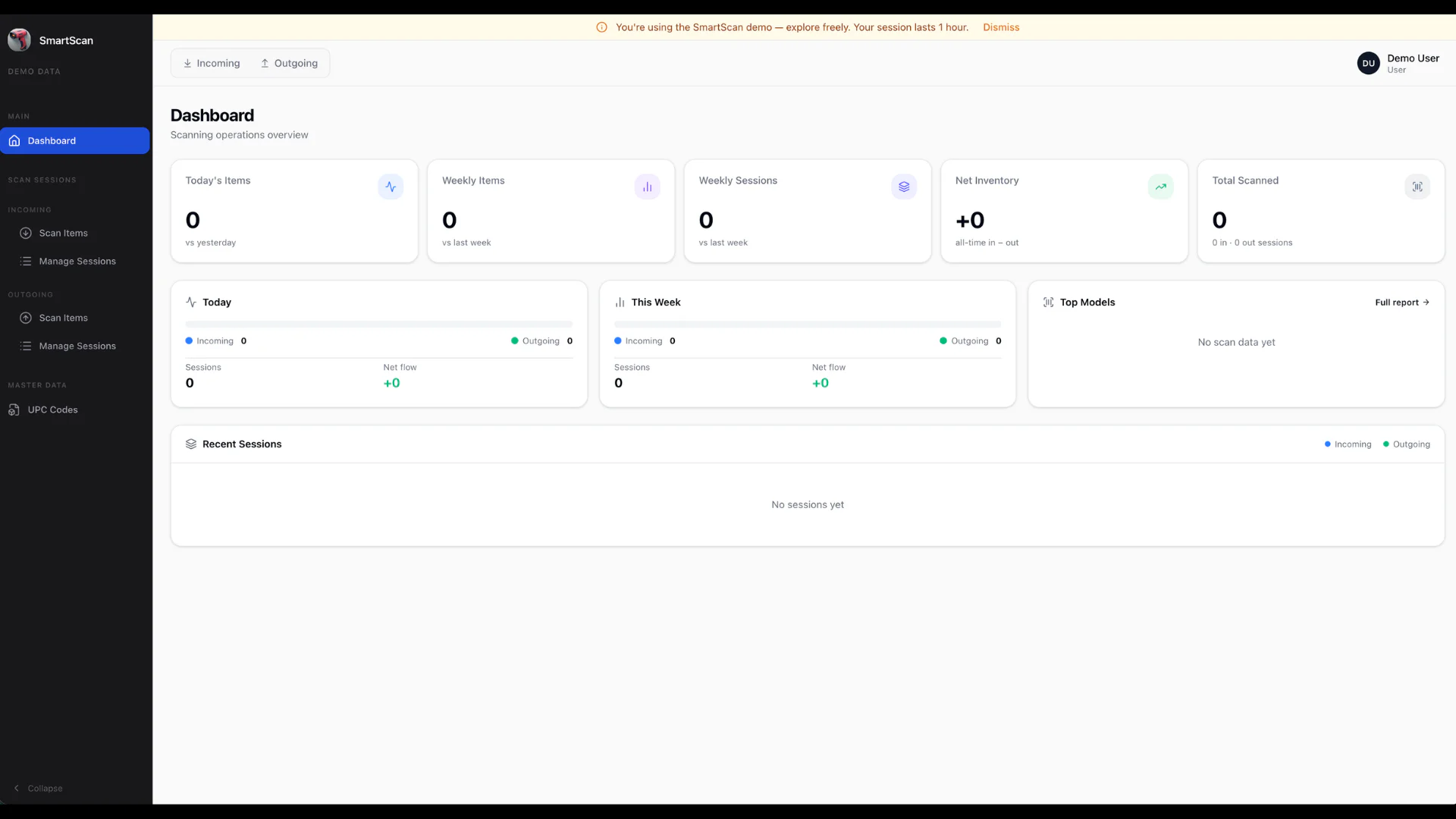 Smart Scan – Multi-Tenant Session Logging Platform for Warehouse Operations